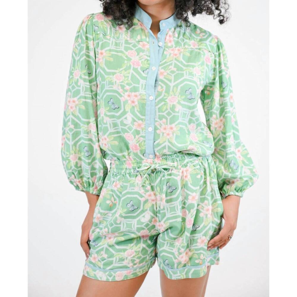 NEW MARIGOLD parker blouse in butterfly reverie
